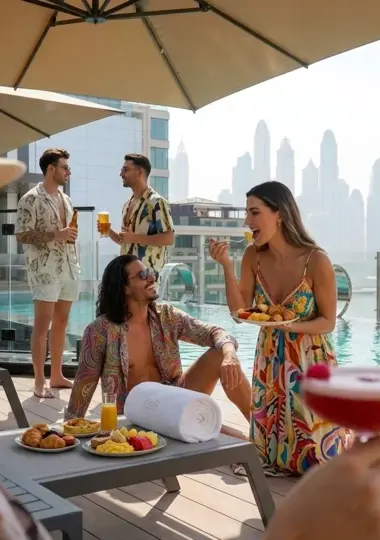 AYA Rooftop Saturday Brunch – Mileo The Palm | From AED 149