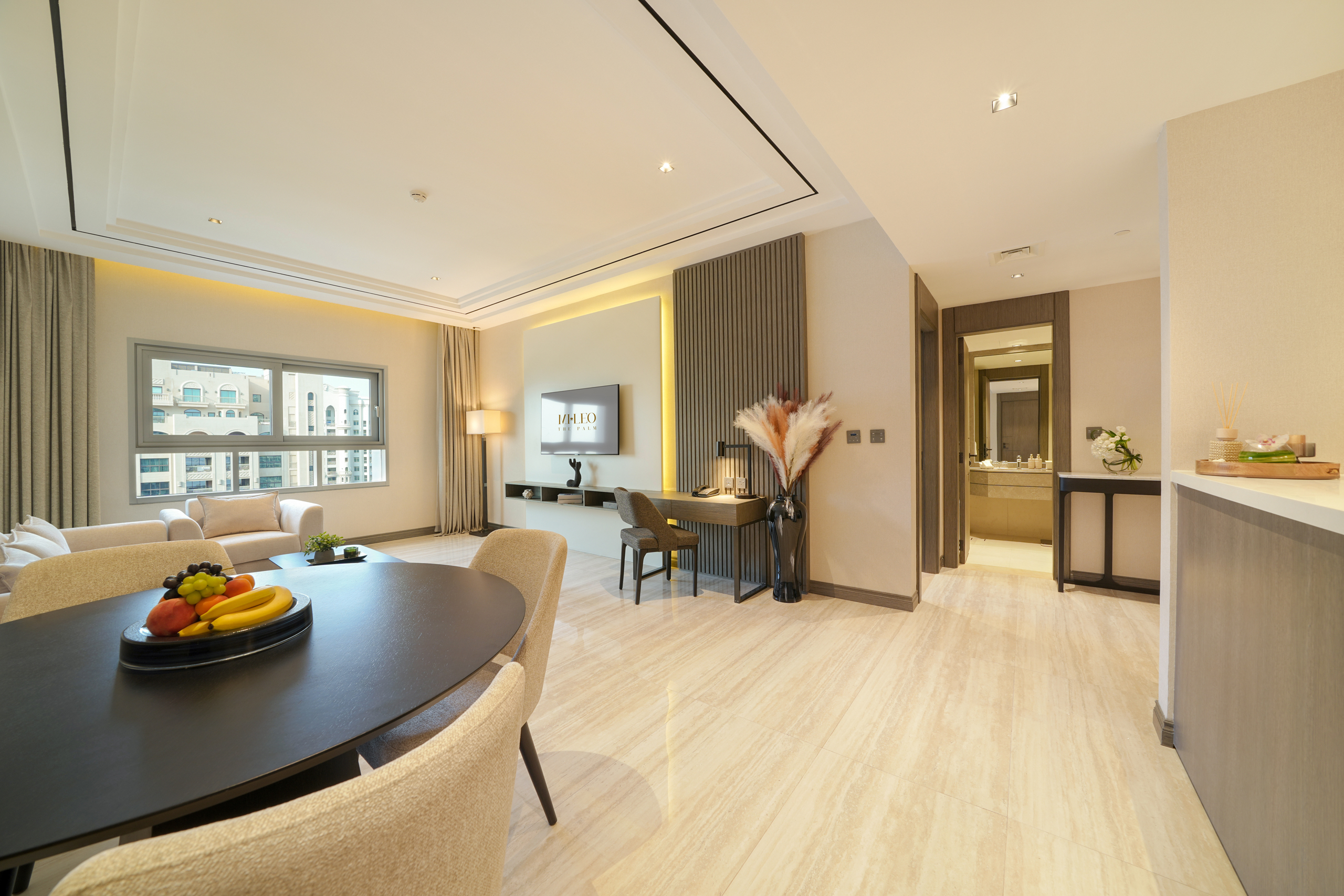 Spacious City View with Balcony Room