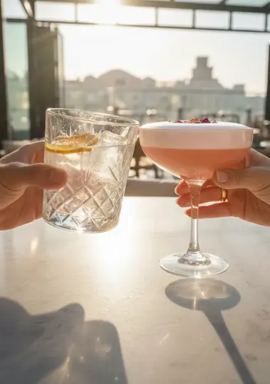 Sunset Rooftop Happy Hour at Mileo The Palm – AED 170