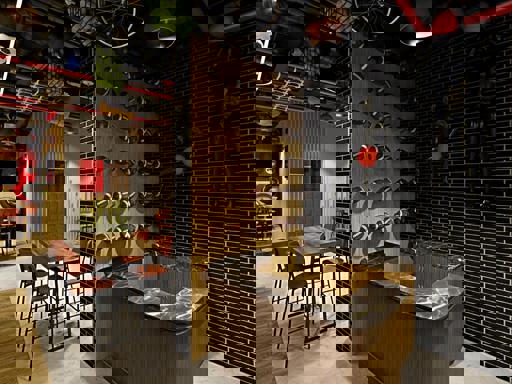 Fanzone Restaurant Game Esthetics